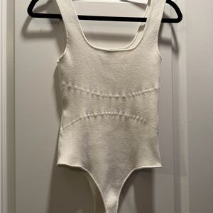 Forever 21 white Knit Bodysuit